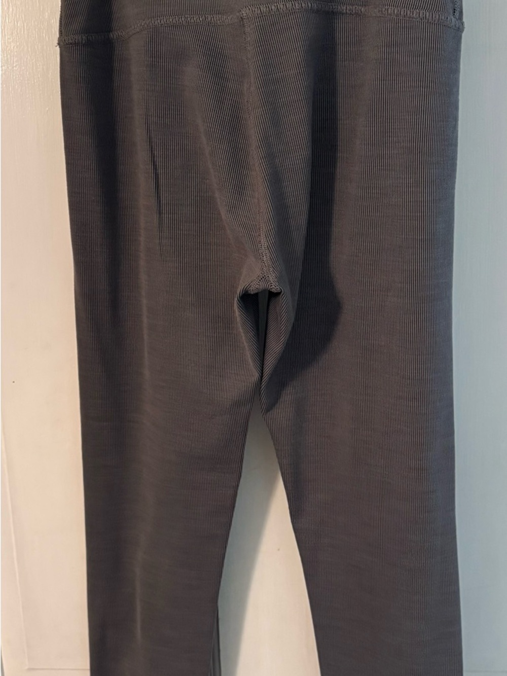 Beyond Yoga Ribbed Leggings, Medium, Grey, 25”